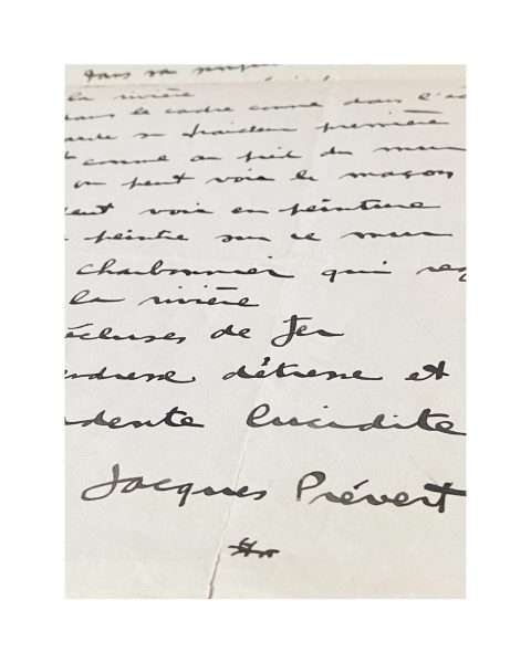PRÉVERT, Jacques (1900-1977) | Le Manuscrit Français