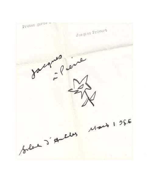 Jacques-Prevert-poeme-signe-