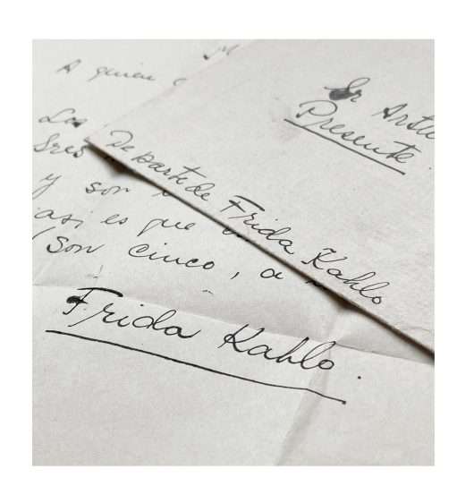 KAHLO, Frida | Le Manuscrit Français