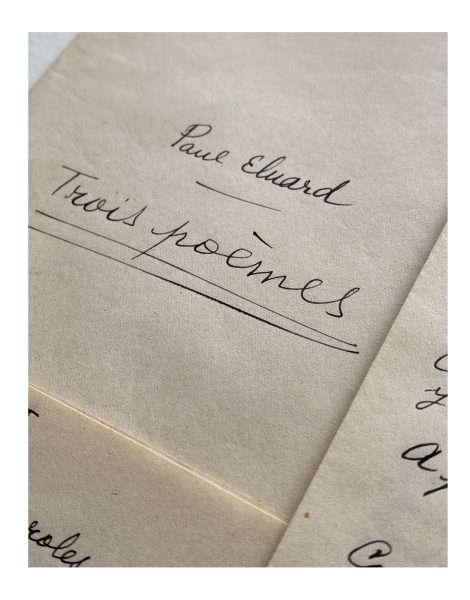 Paul-Eluard-poemes-autographes