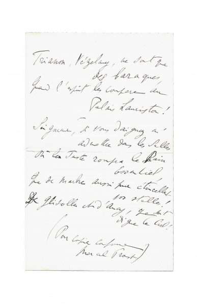 PROUST, Marcel (1871-1922) | Le Manuscrit Français