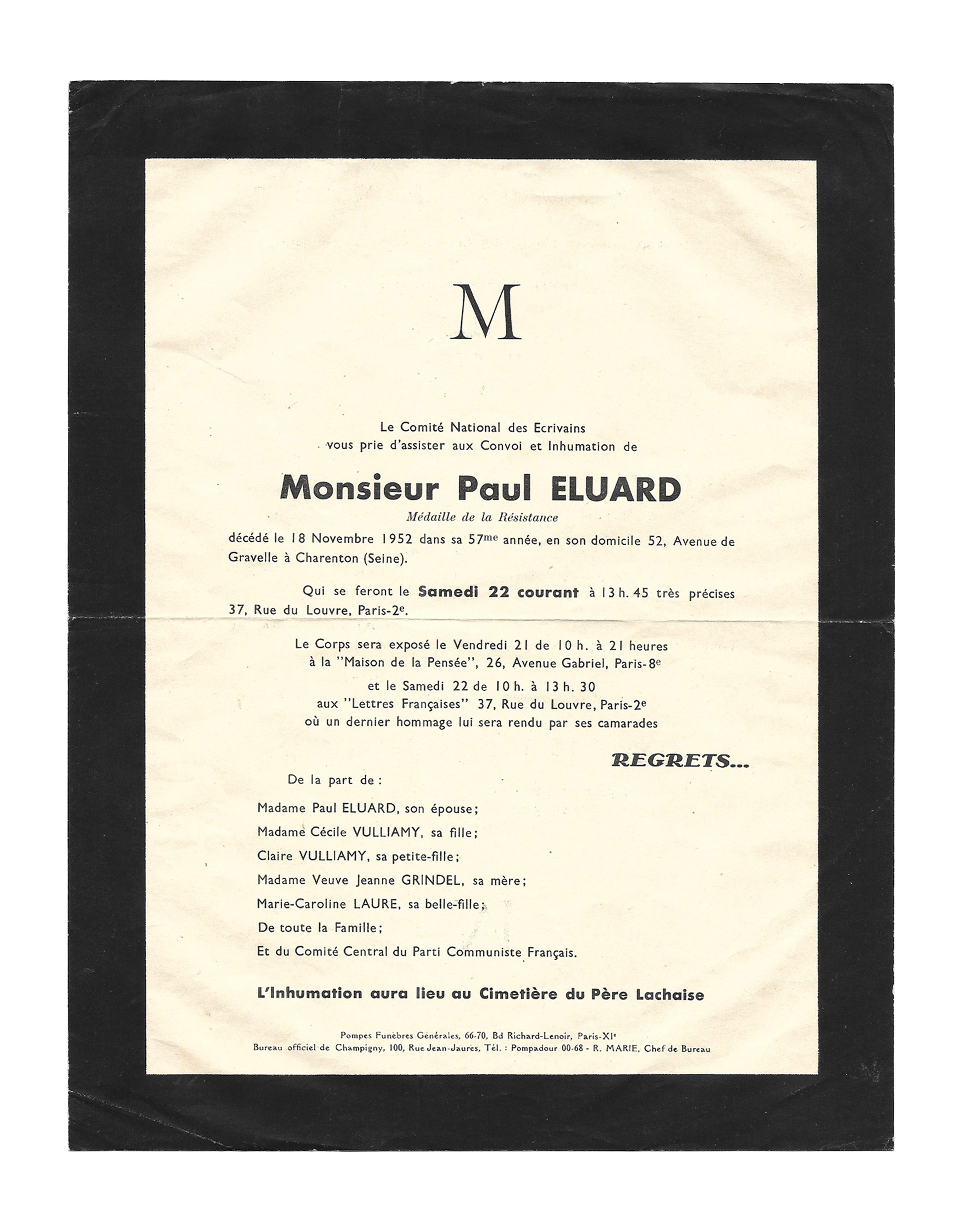 ÉLUARD, Paul (1895-1952) | Le Manuscrit FrançaisLe Manuscrit Français